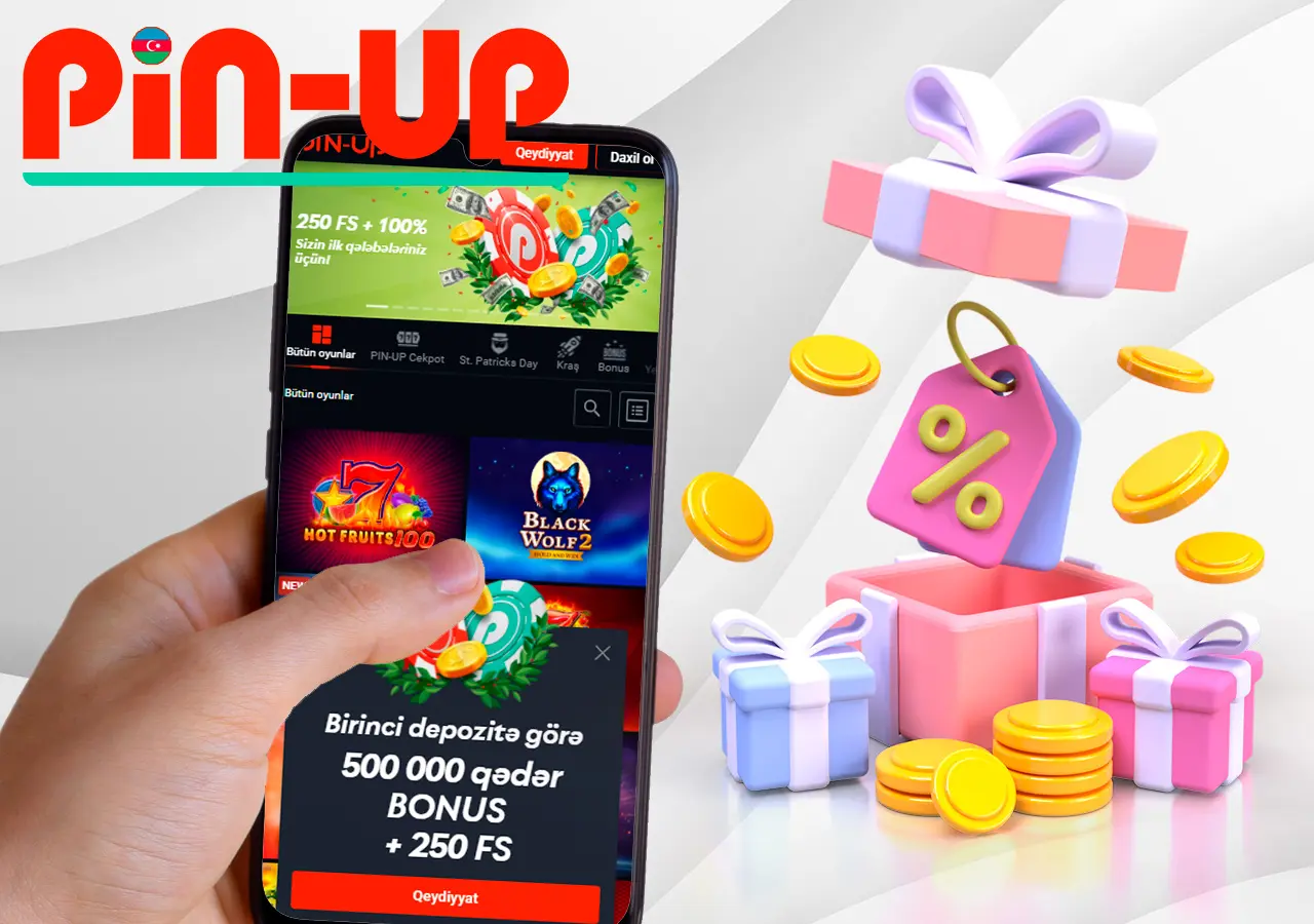 Yeni pin-up müştəriləri üçün bonus və promosyon proqramı